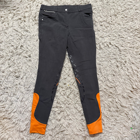 Women’s Size 30L Grey Schockemohle Full Seat Horseback Riding Breeches