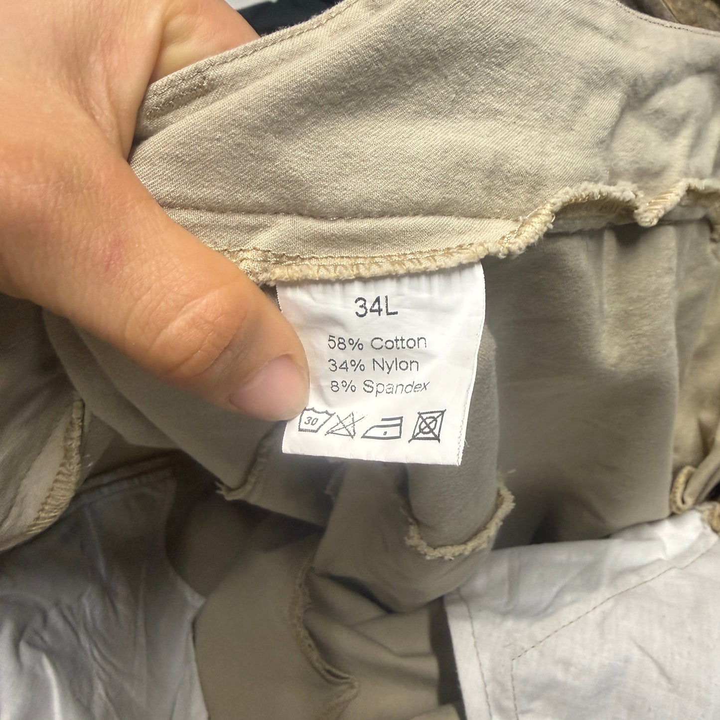 Women’s Size 34L Tan Smartpak Piper Knee Patch Horseback Riding Breeches