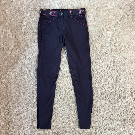 Women’s Size 22R Navy B Vertigo Knee Patch Horseback Riding Breeches