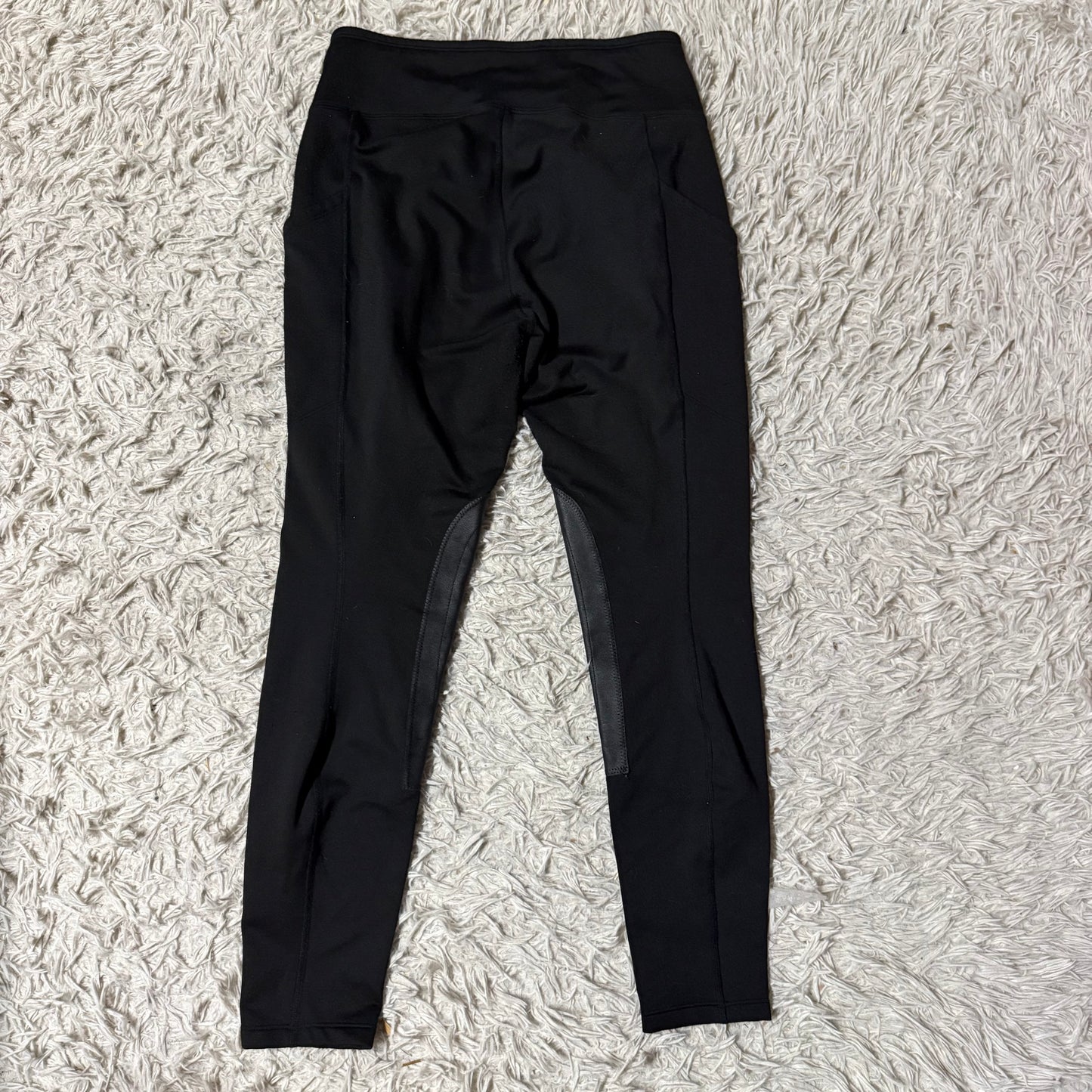 Women’s Medium Black Kerrits Knee Patch Winter Horseback Riding Tights