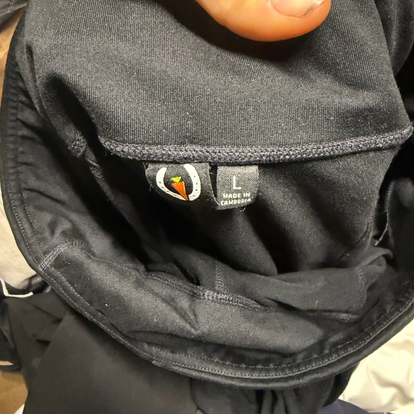 Women’s Large Black Kerrits Knee Patch Horseback Riding Tights