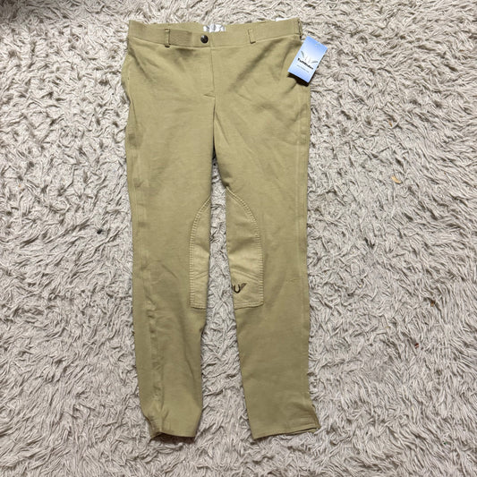 New Women’s Size 30R Tan TuffRider Knee Patch Horseback Riding Breeches