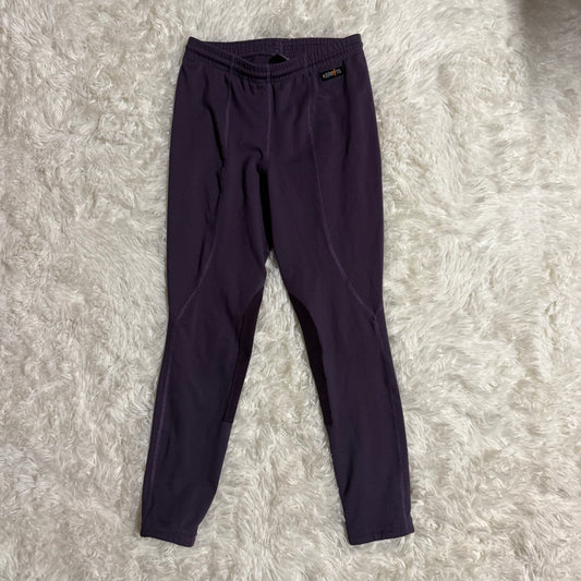 Child’s XL Purple Kerrits Knee Patch Horseback Riding Tights