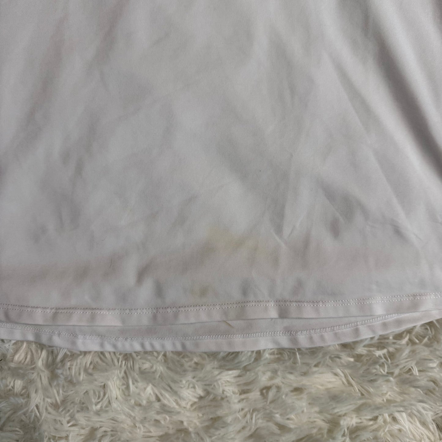 Women’s Large White RJ Classics Short Sleeve Horseback Riding Show Shirt