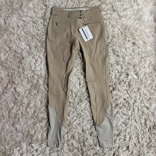 New Women’s Size 22R Tan Samshield Chloe Kneee Patch Horseback Riding Breeches