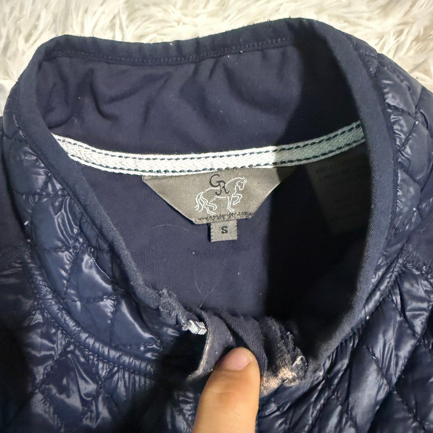 Women’s Small Navy Goode Rider Horseback Riding Vest
