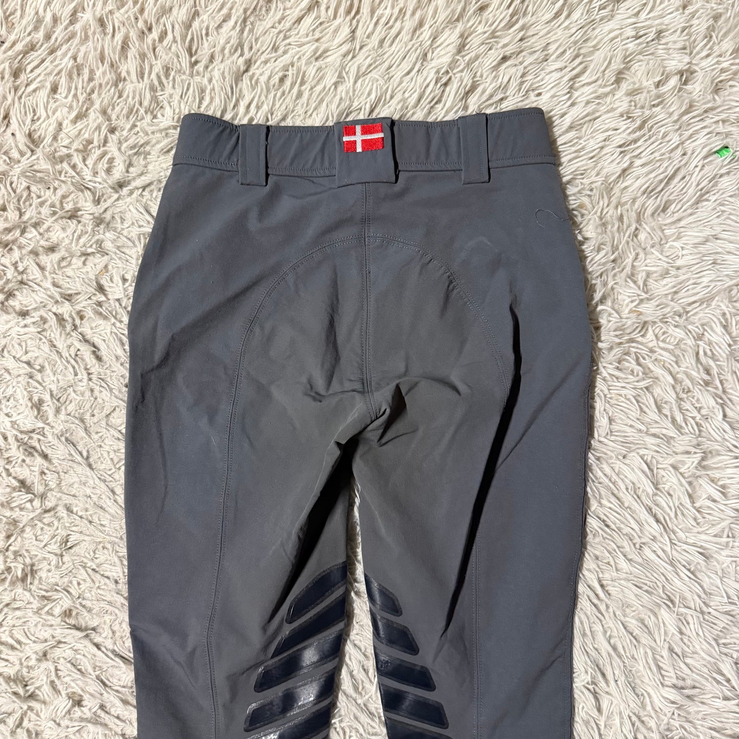 Women’s Size 24R Grey Kastel Denmark Knee Patch Horseback Riding Breeches