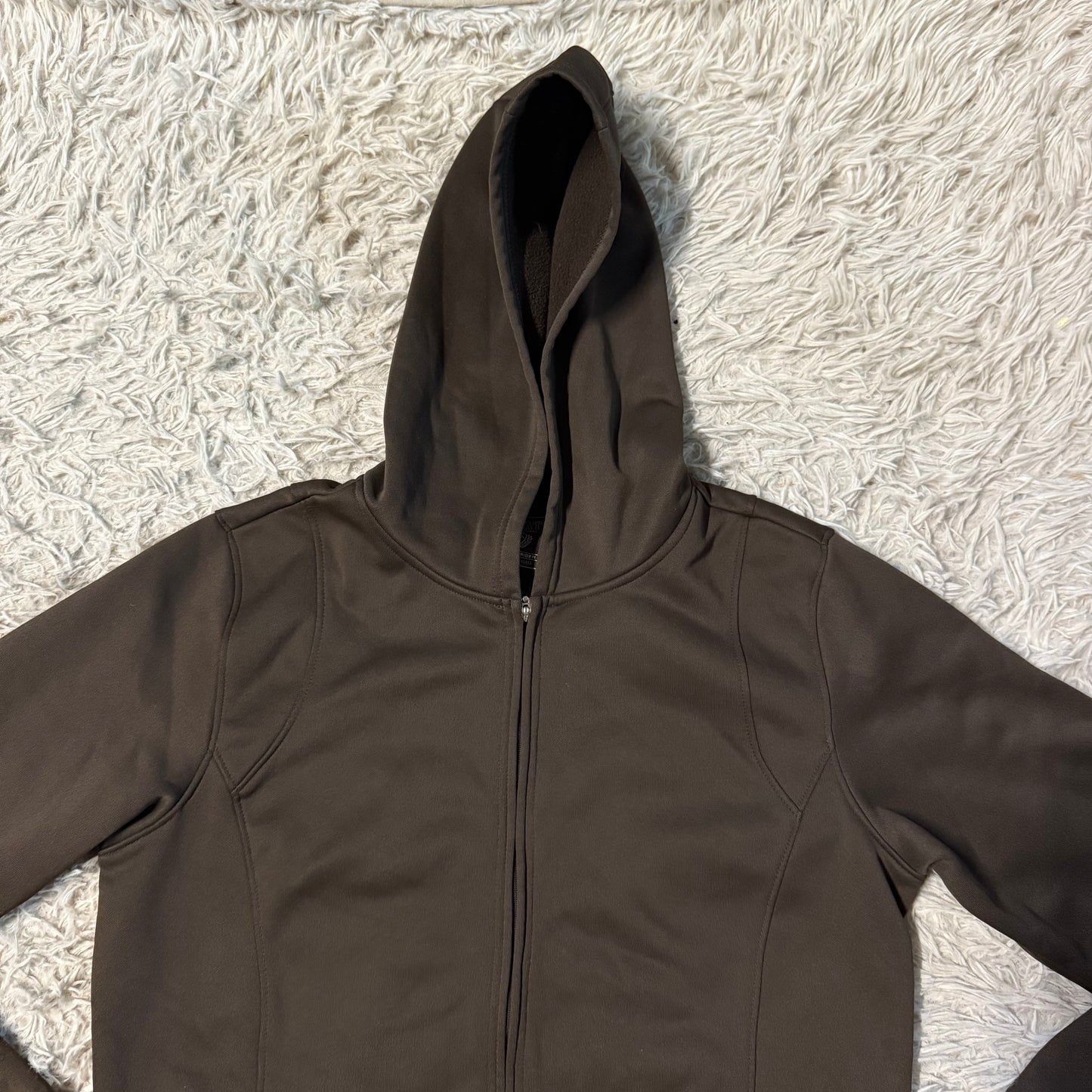Women’s Large Brown Dover Horseback Riding Hooded Winter Jacket