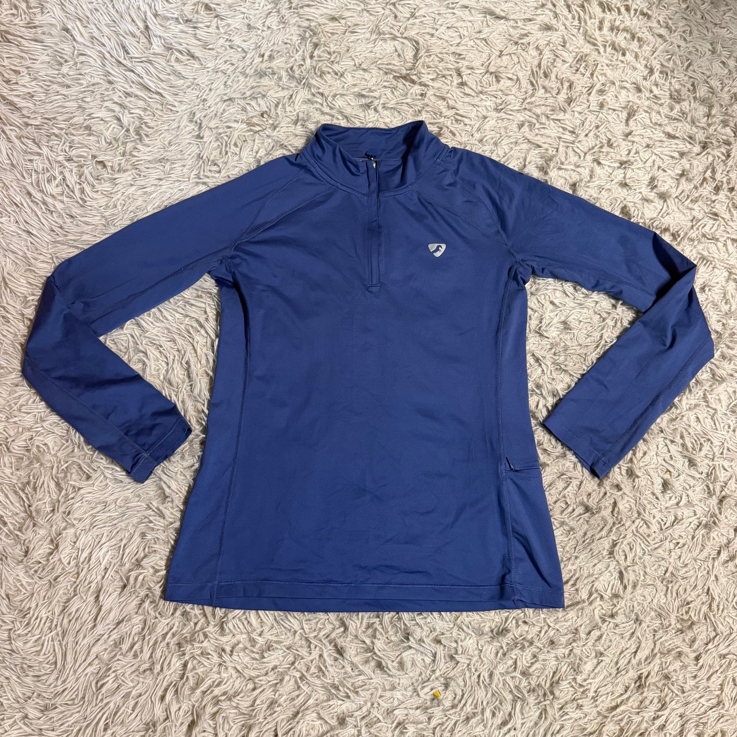 Women’s Large Blue Aubrion Long Sleeve Horseback Riding Sunshirt