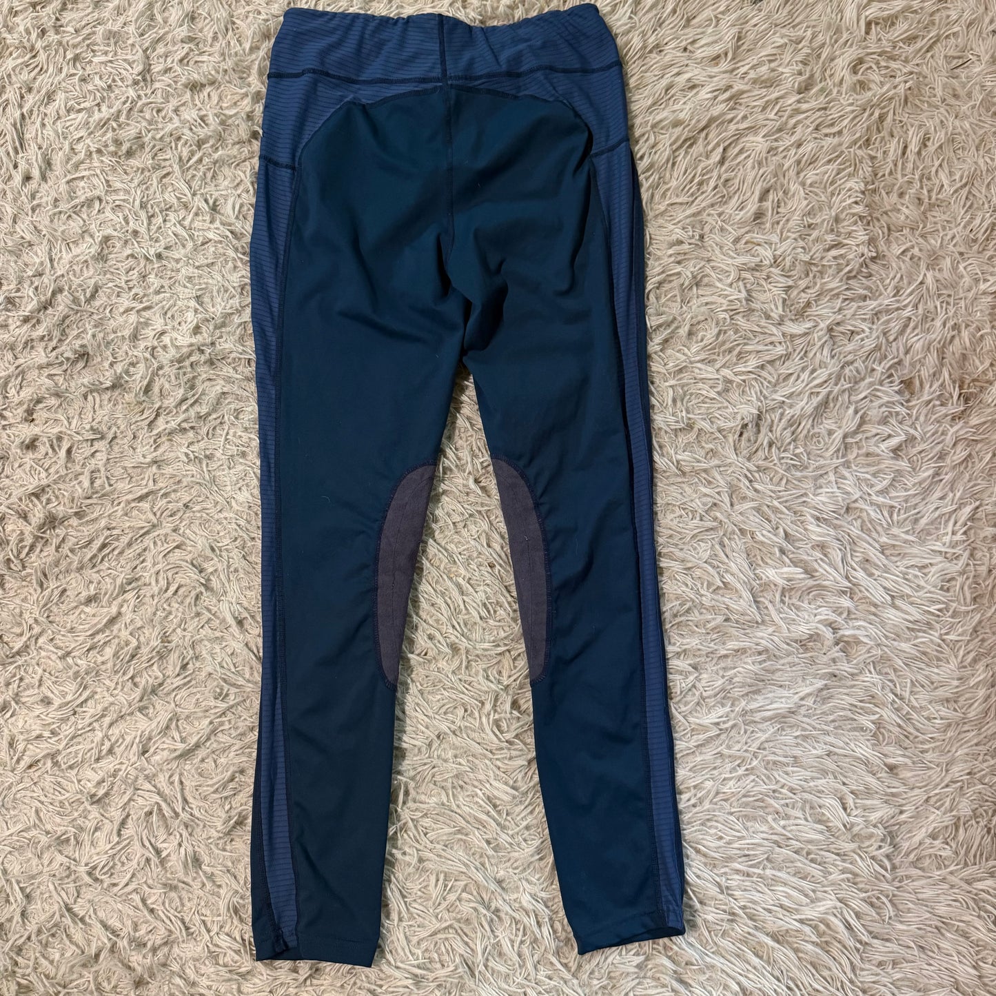 Women’s Medium Blue FitsT4 Sports Knee Patch Horseback Riding Tights