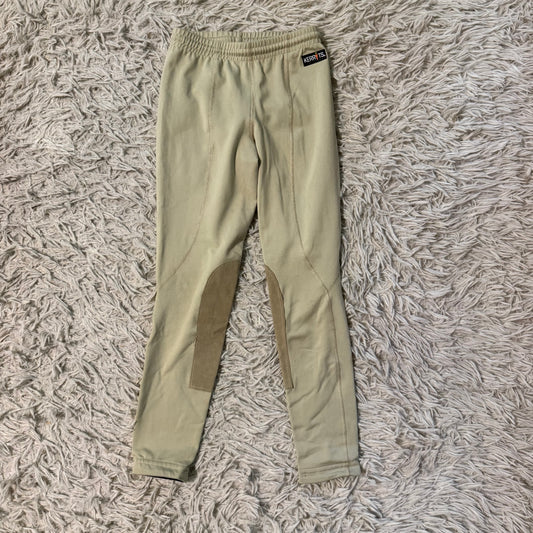 Girl’s Small Tan Kerrits Knee Patch Horseback Riding Tights