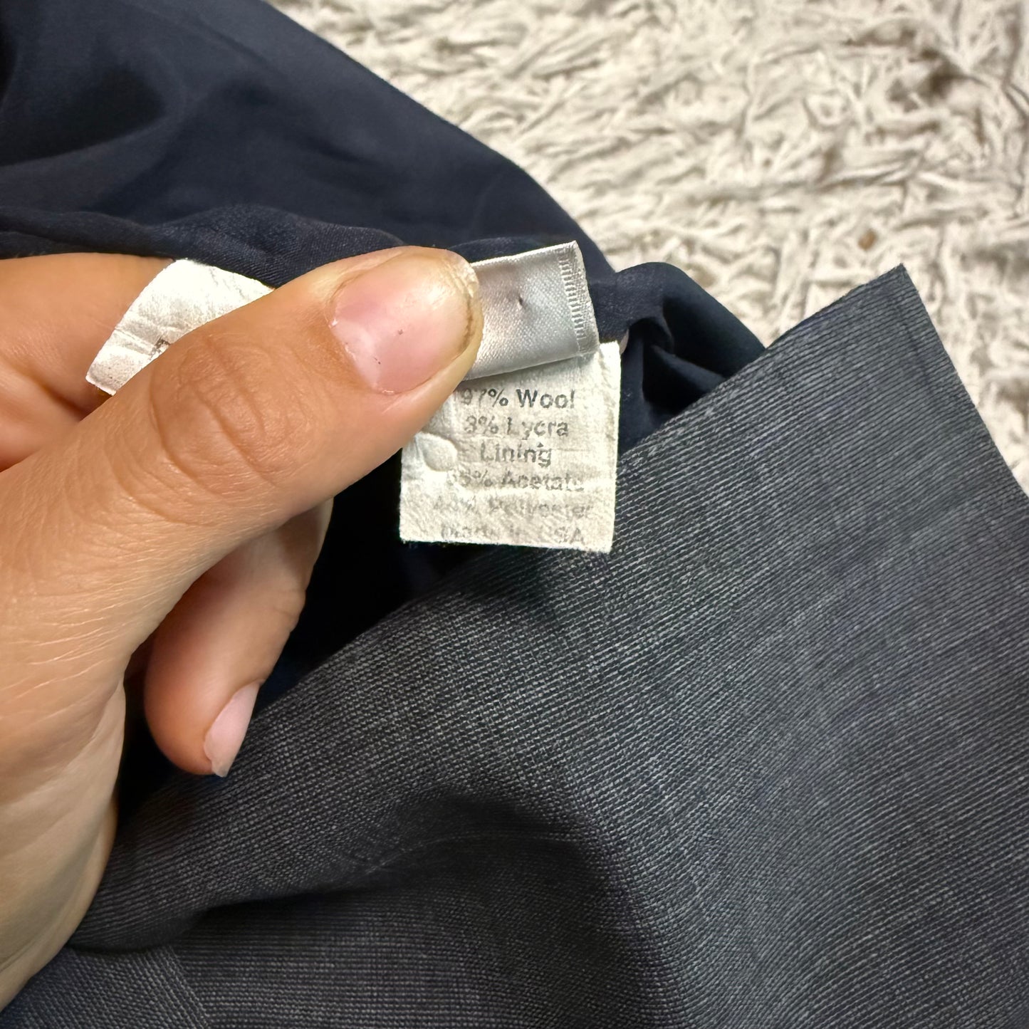 Women’s Size 12R Grey Tailored Sportsman Horseback Riding Show Coat