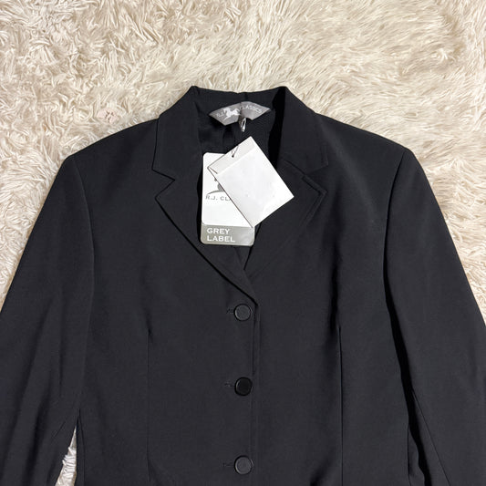 New Child’s Size 20R Black RJ Classics Grey Label Horseback Riding Show Coat