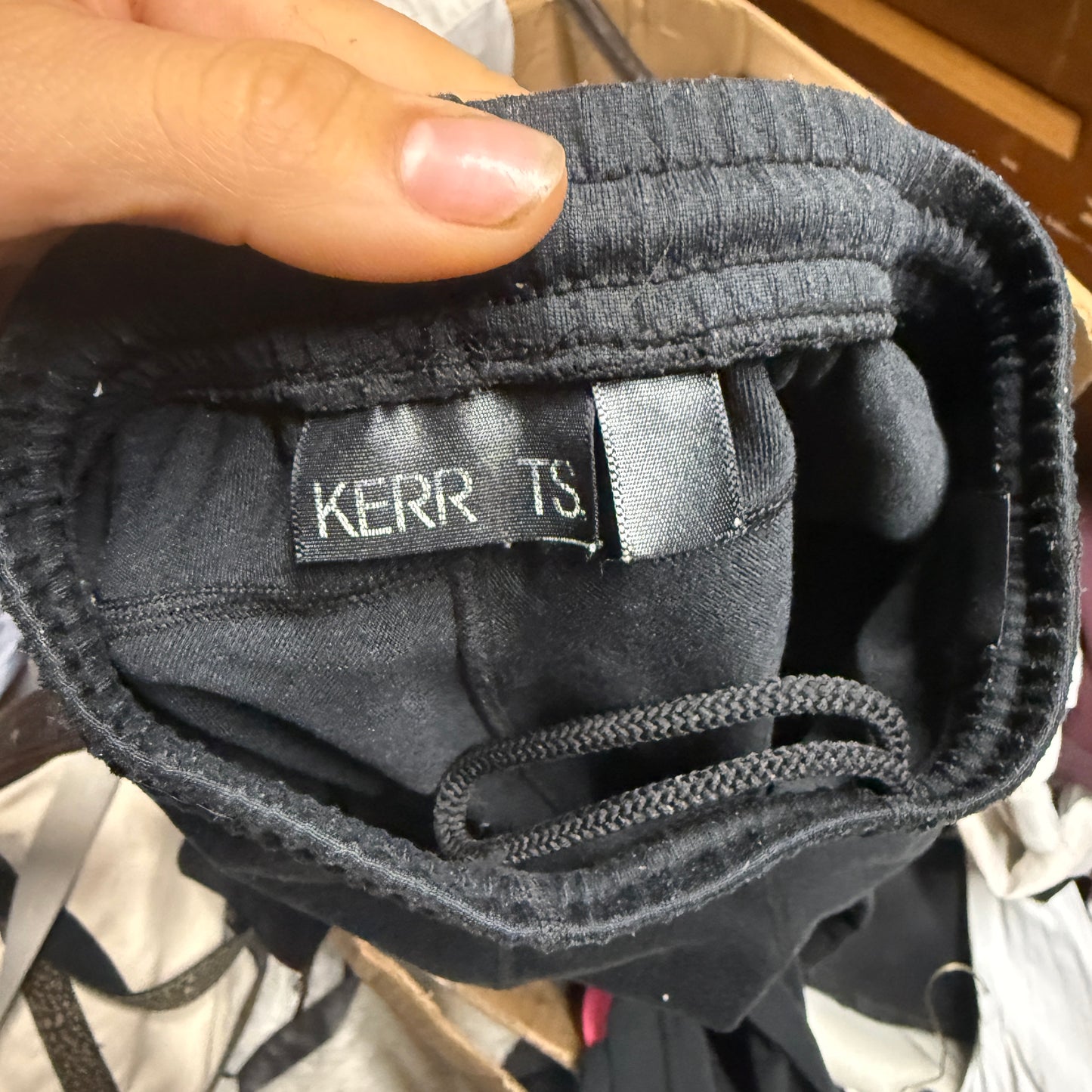 Child’s S Black Kerrits Knee Patch Horseback Riding Tights Breeches