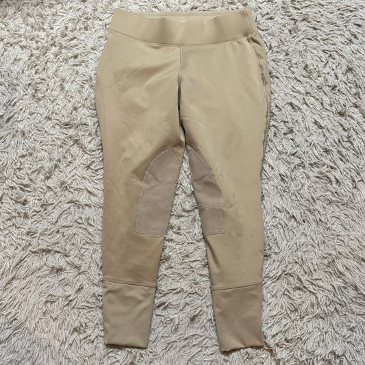 Women’s Size 1X Tan Dover Riding Sport Knee Patch Horseback Riding Winter Tights