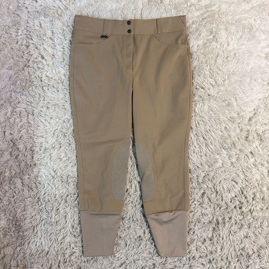 Women’s Size 36R Tan Dublin Knee Patch Horseback Riding Breeches