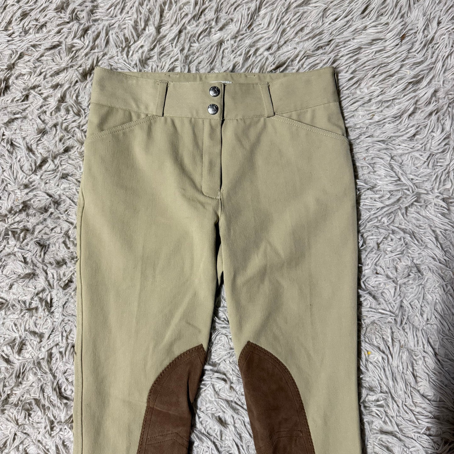 Girl’s Size 14 Tan Dover Knee Patch Horseback Riding Jodphurs