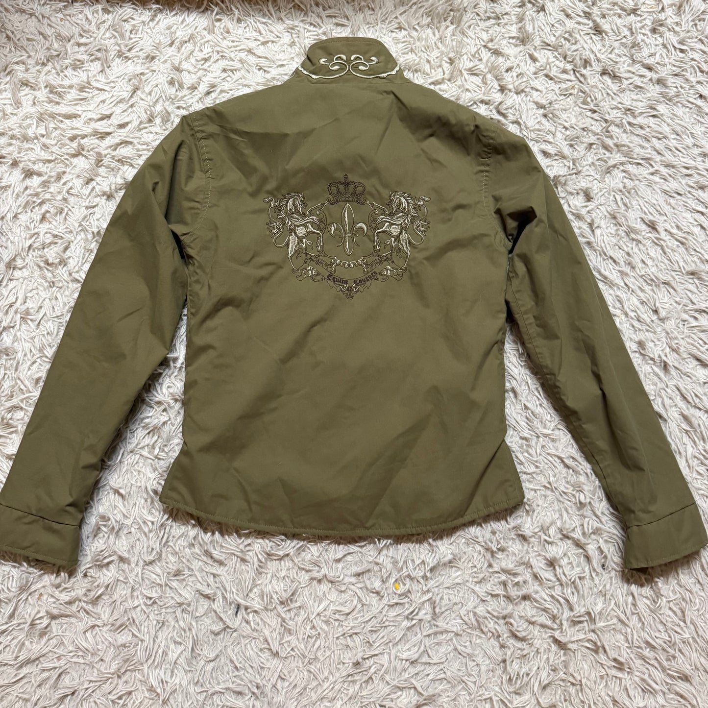Women’s Small Green Equine Couture Winter Horseback Riding Jacket