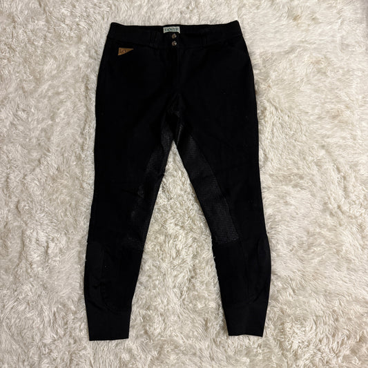 Women’s Size 30R Black Dover Full Seat Horseback Riding Breeches