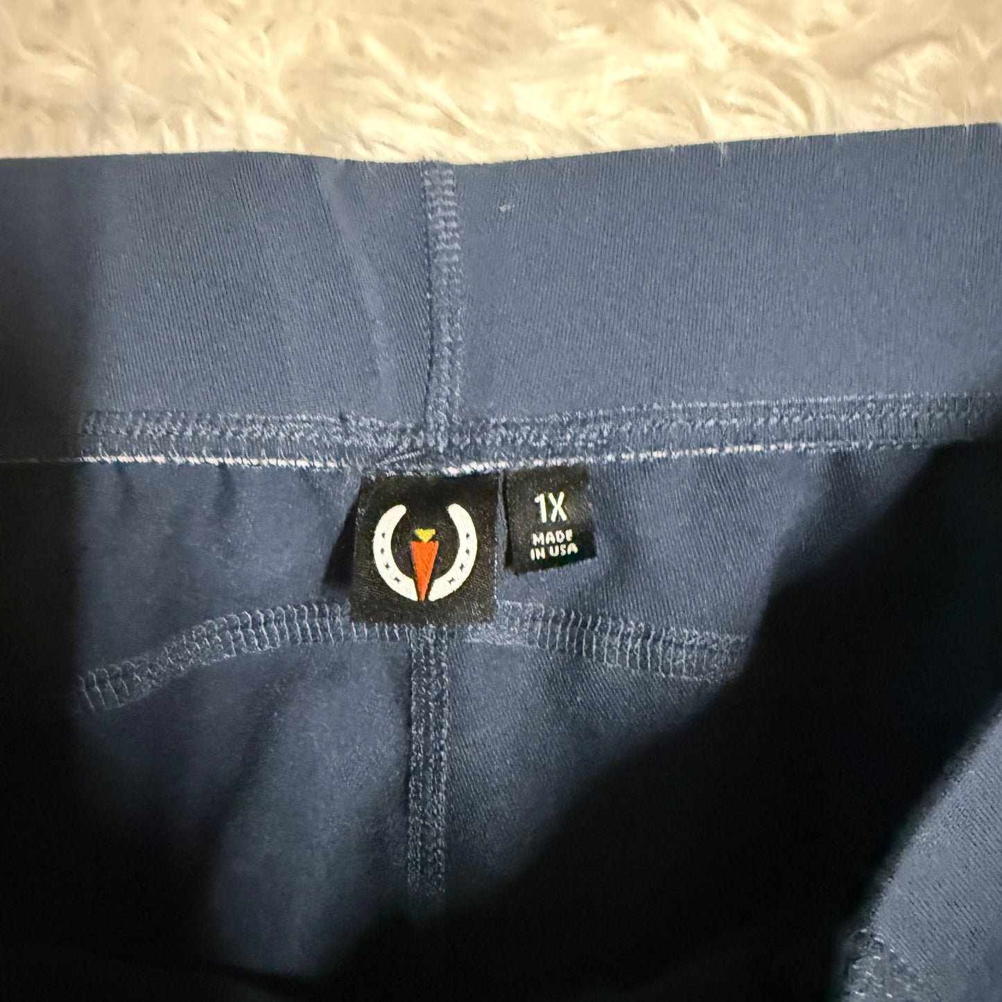 Women’s Size 1X Blue Kerrits Full Seat Horseback Riding Tights