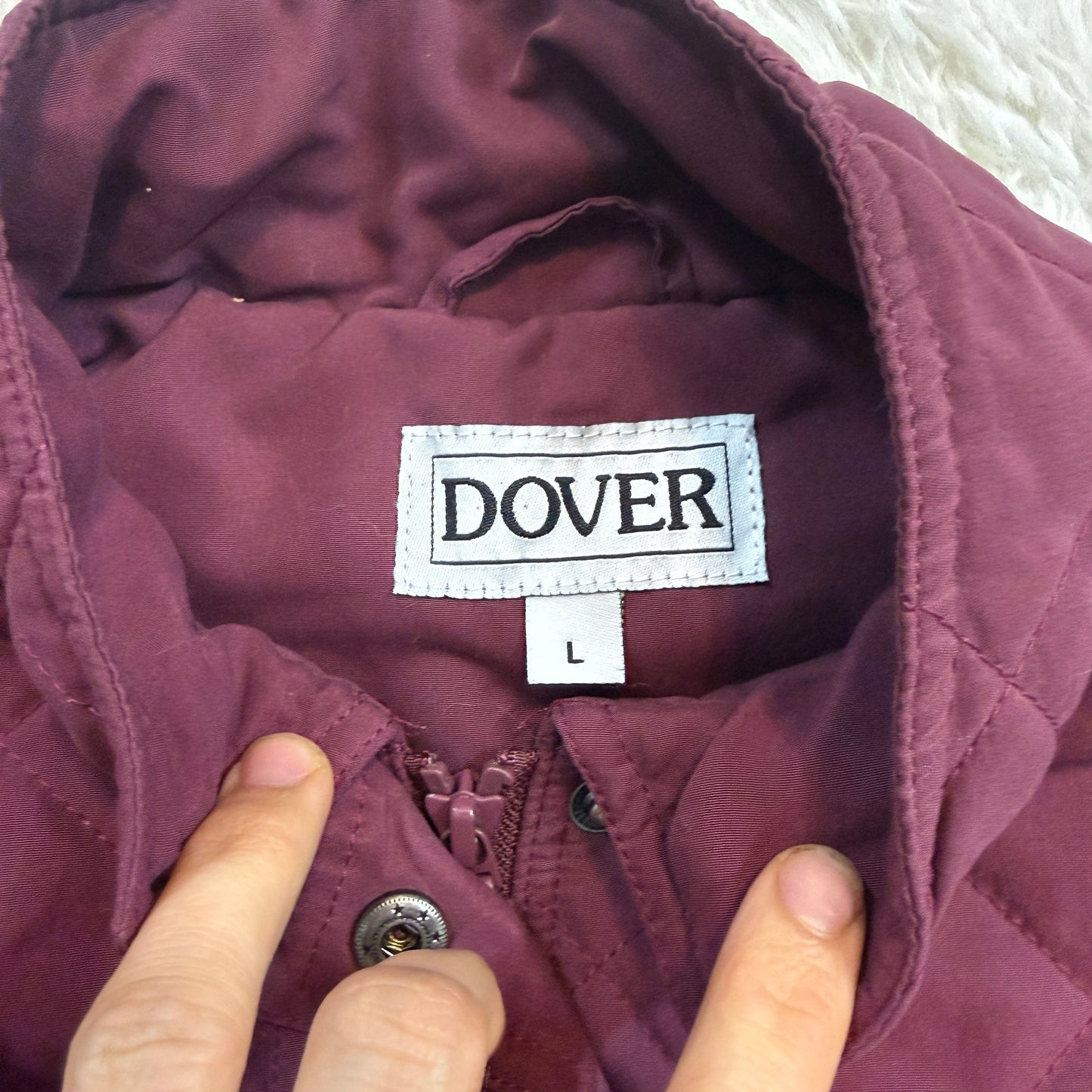 Women’s Large Burgundy Dover Horseback Riding Vest