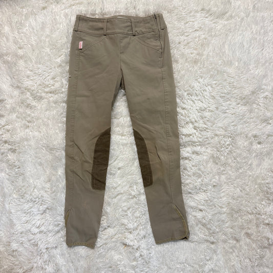 Child’s Size 12R Tan Tailored Sportsman Knee Patch Horseback Riding Breeches