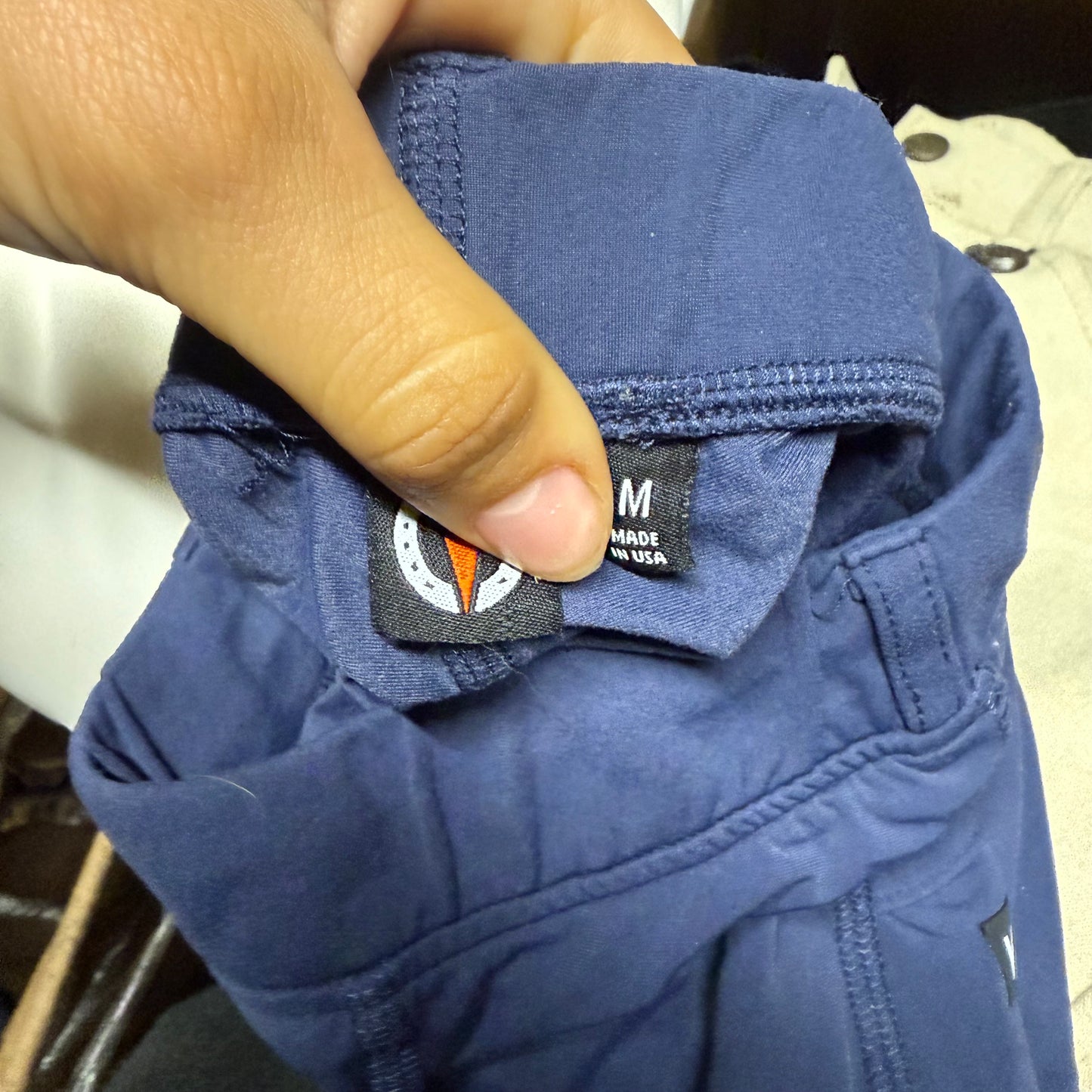 Child’s Medium Blue Kerrits Full Seat Horseback Riding Tights Breeches