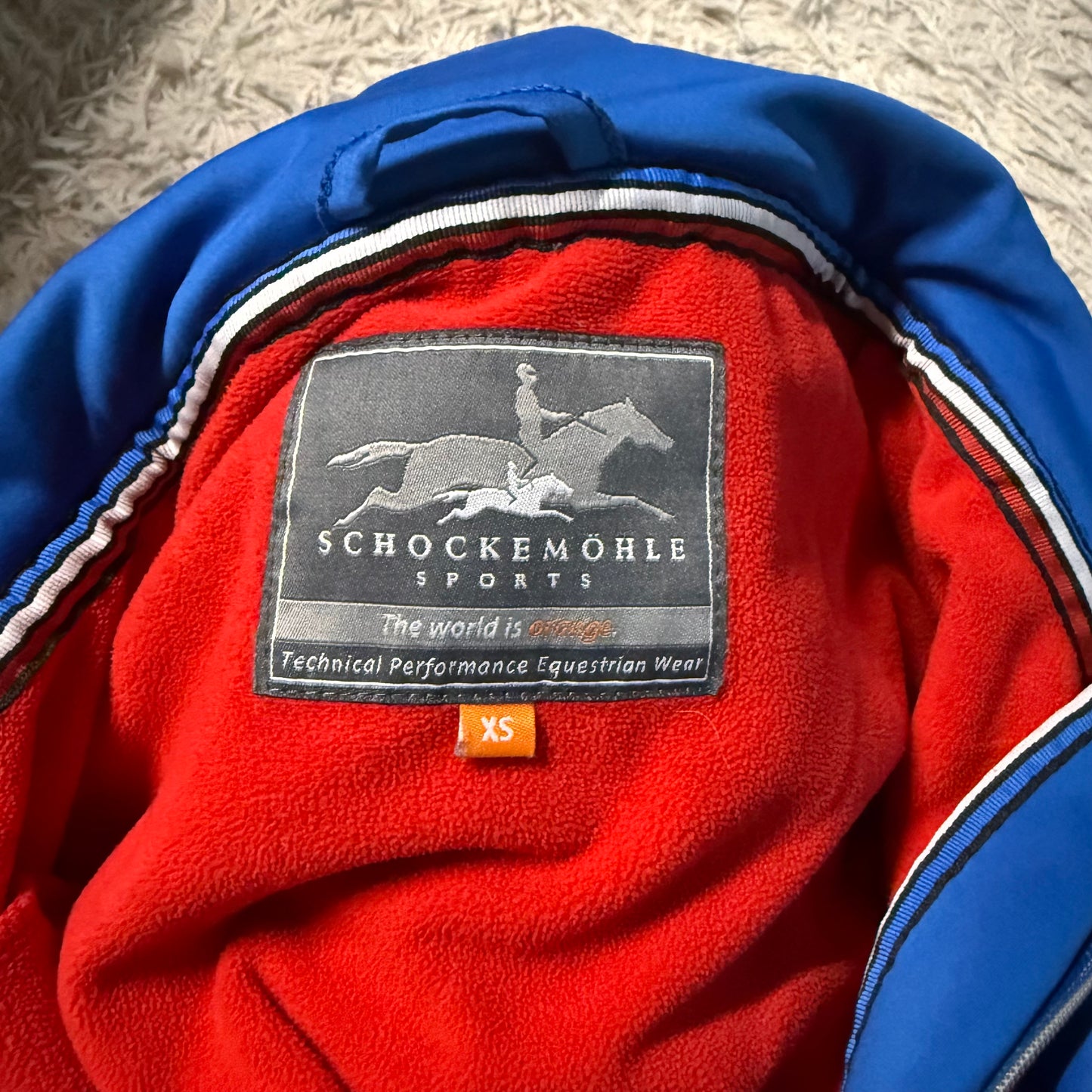 Women’s XS Blue Schockemohle Horseback Riding Winter Jacket