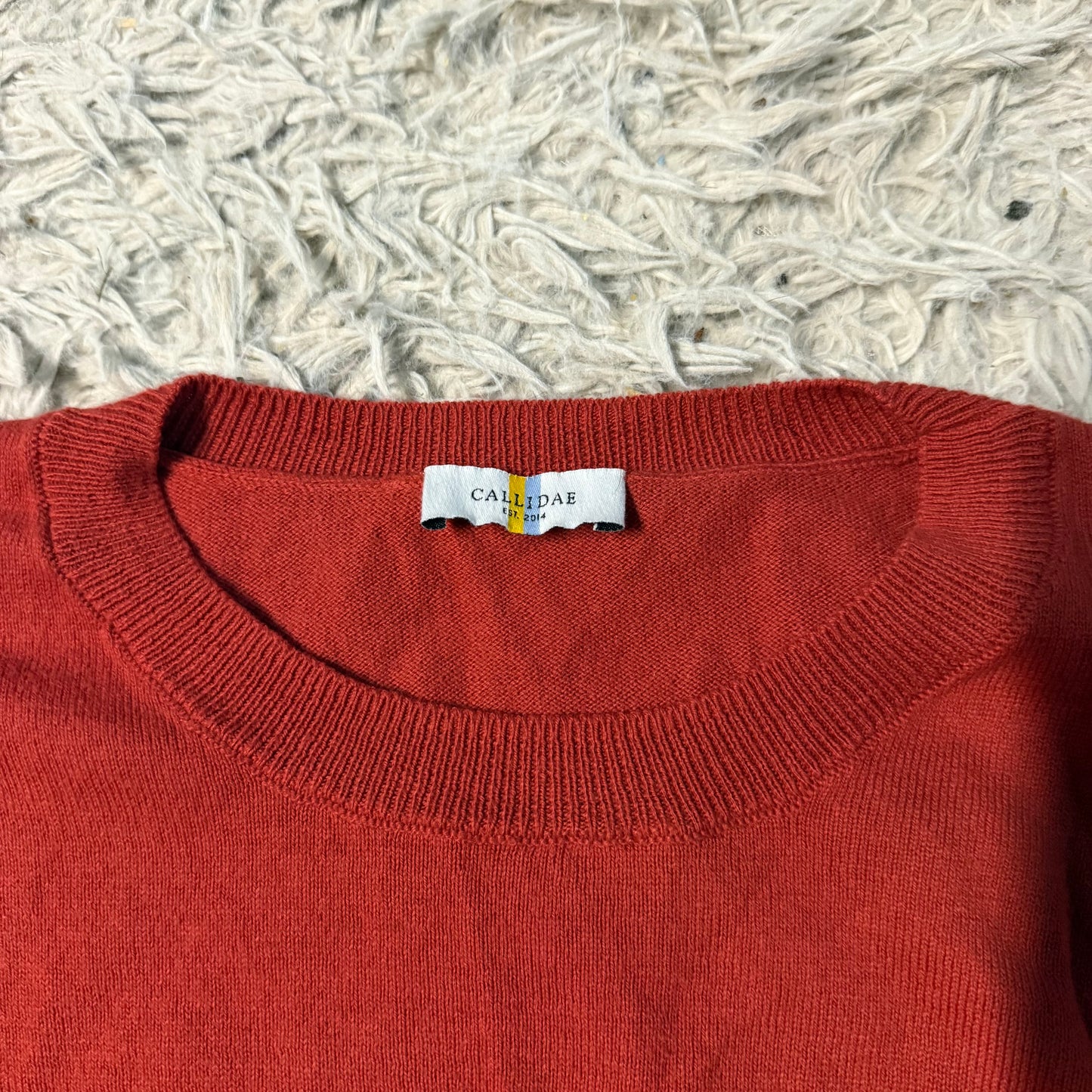 Women’s Large Red Callidae Long Sleeve Horseback Riding Sweater