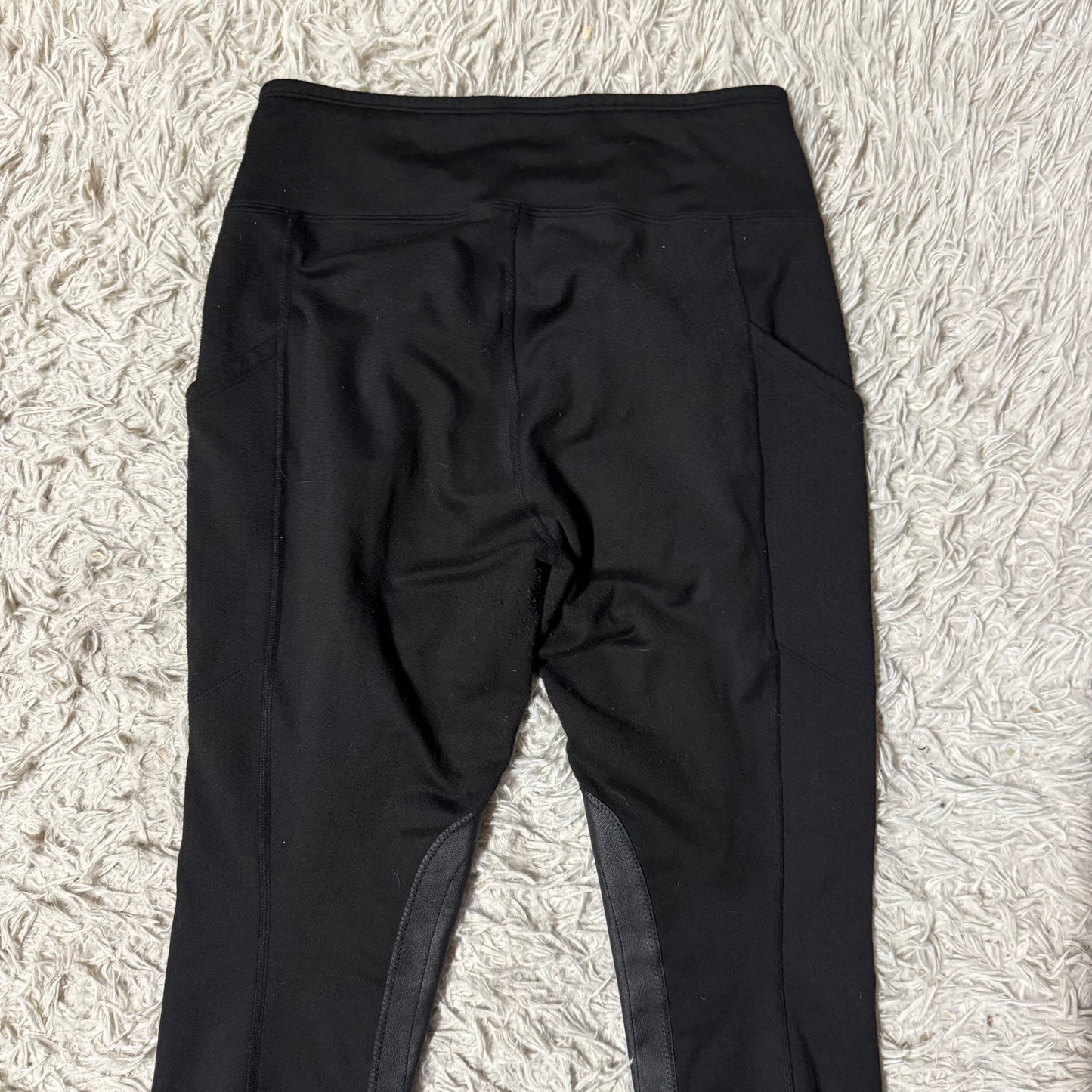 Women’s Medium Black Kerrits Knee Patch Winter Horseback Riding Tights