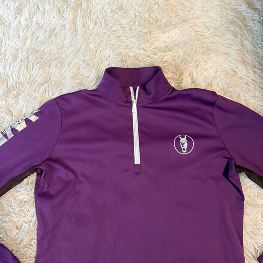 Child’s Large Purple Arista Equestrian WEC Long Sleeve Horseback Riding Sunshirt