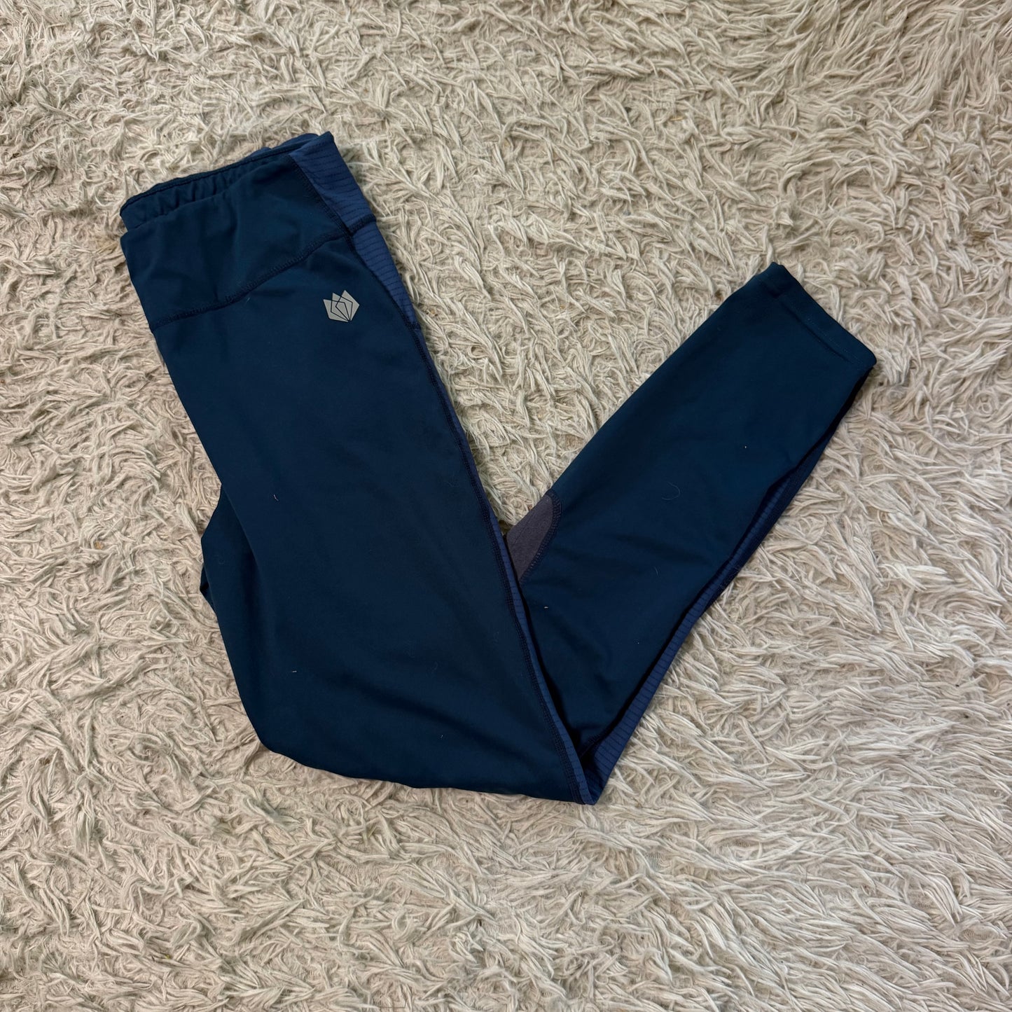 Women’s Medium Blue FitsT4 Sports Knee Patch Horseback Riding Tights