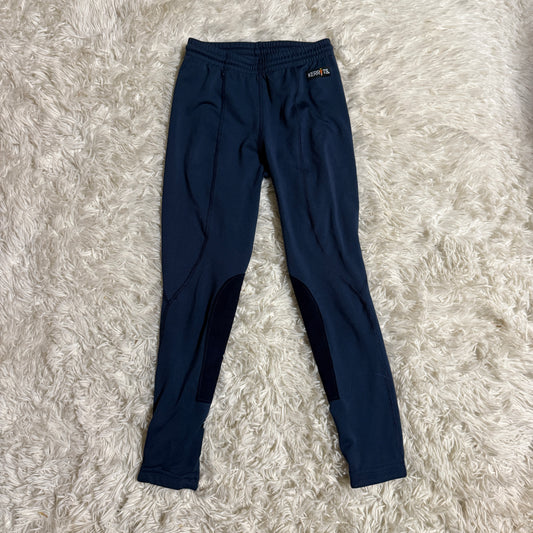 Child’s S Blue Kerrits Knee Patch Horseback Riding Tights