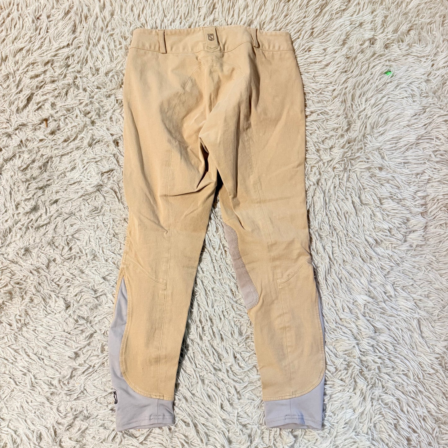Women’s Size 28L Tan Tredstep Knee Patch Horseback Riding Breeches