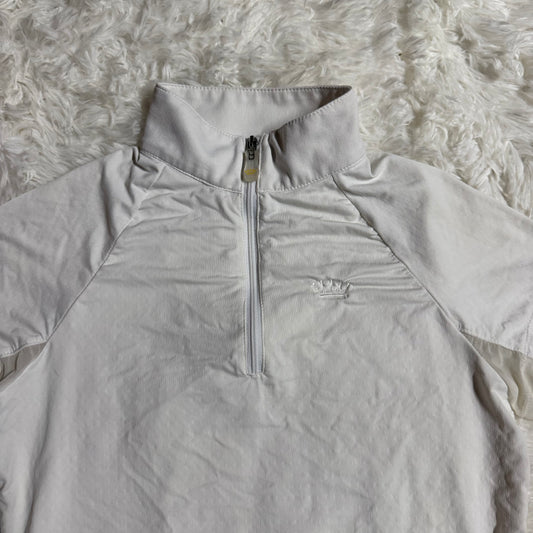 Women’s XS White Kastel Denmark Short Sleeve Horseback Riding Sunshirt