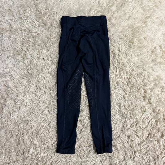 Child’s Size 8 Navy Ovation Knee Patch Horseback Riding Tights