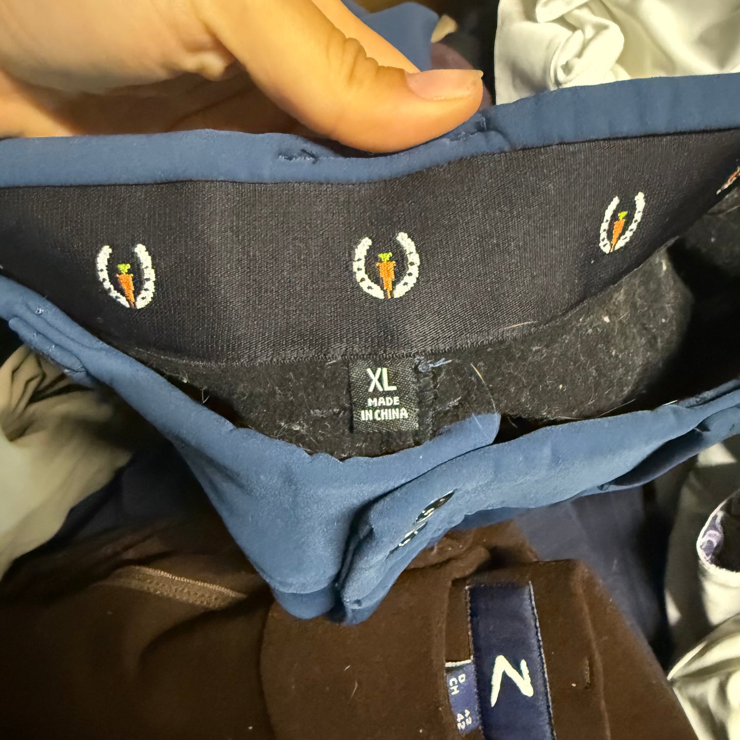 Women’s XL Blue Kerrits Full Seat Winter Horseback Riding Breeches