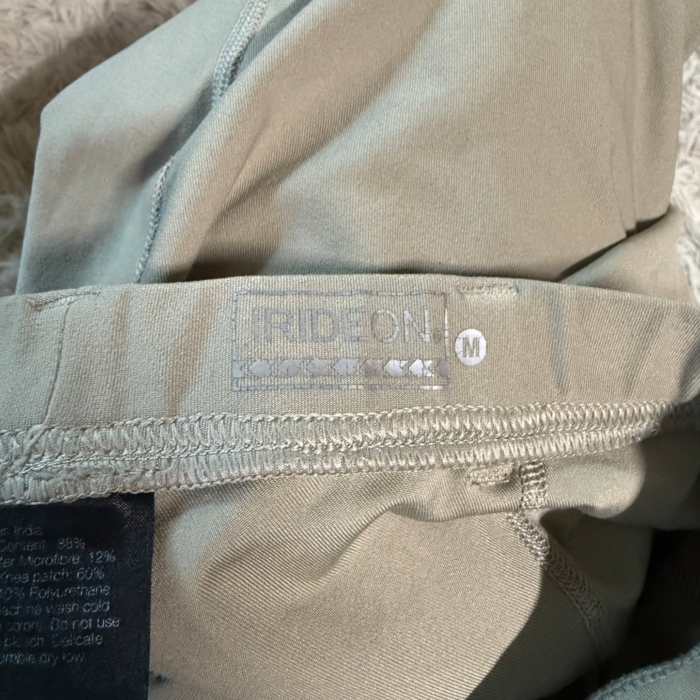 Child’s Medium Tan Irideon Knee Patch Horseback Riding Tights