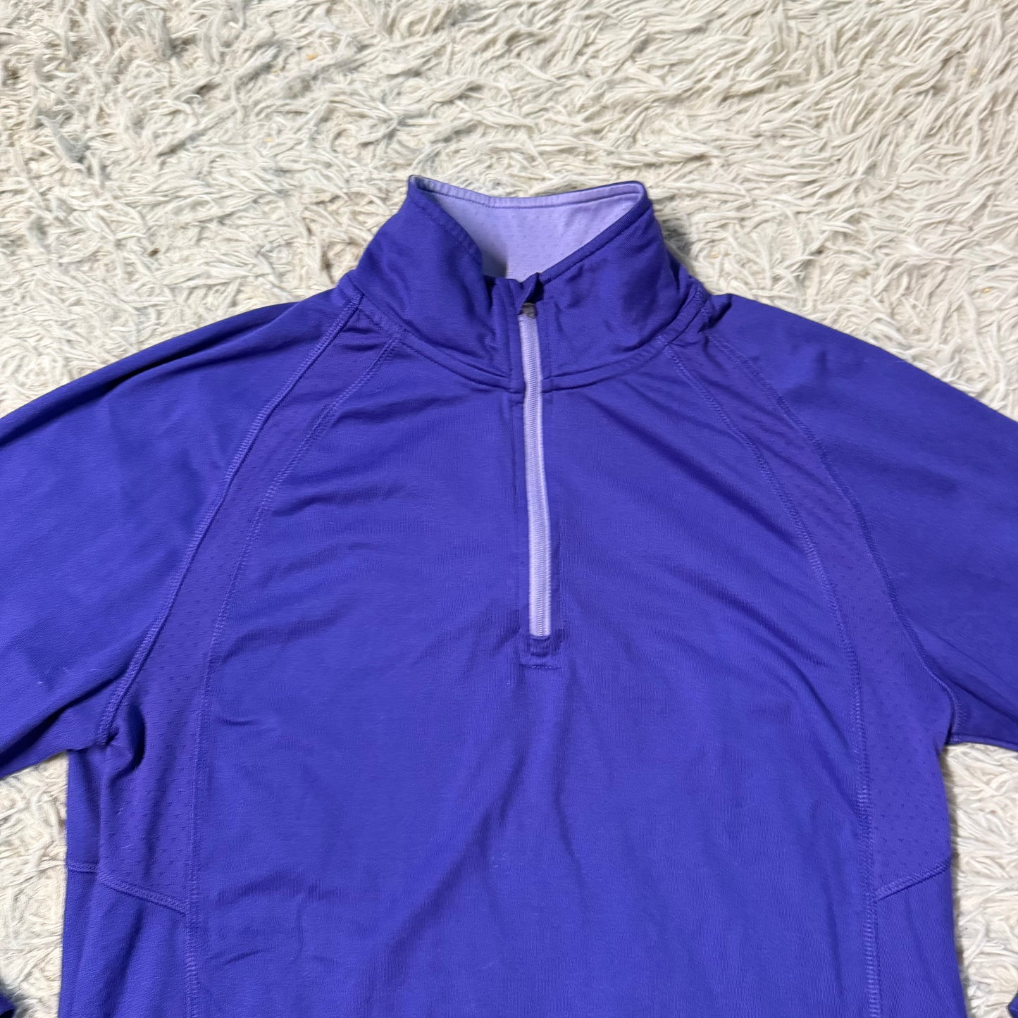 Women’s Medium Purple Champion Long Sleeve Horseback Riding Athletic Shirt