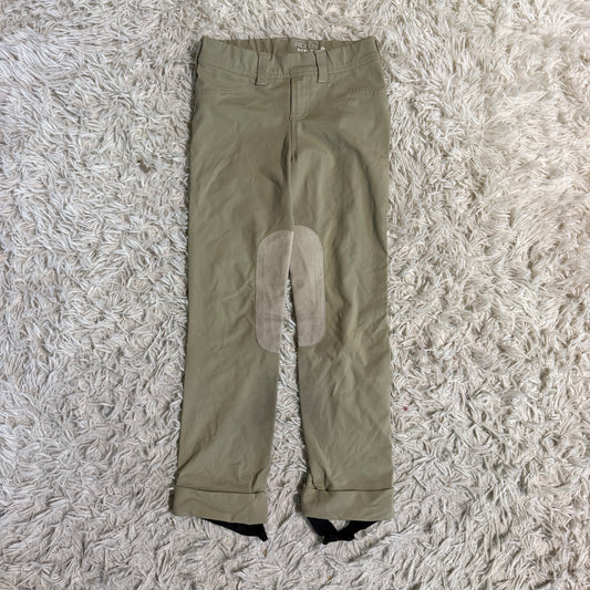 Child’s Small Tan Irideon Knee Patch Horseback Riding Jodphurs