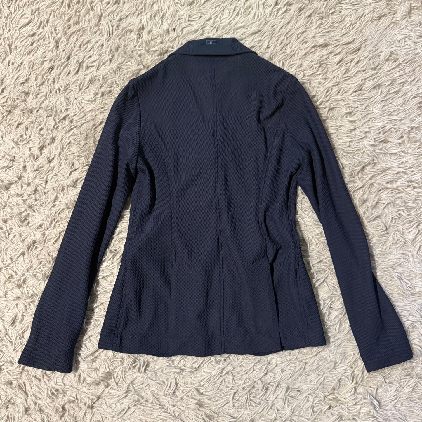 Women’s S Blue Mesh Alessandro Albanese Horseback Riding Show Coat