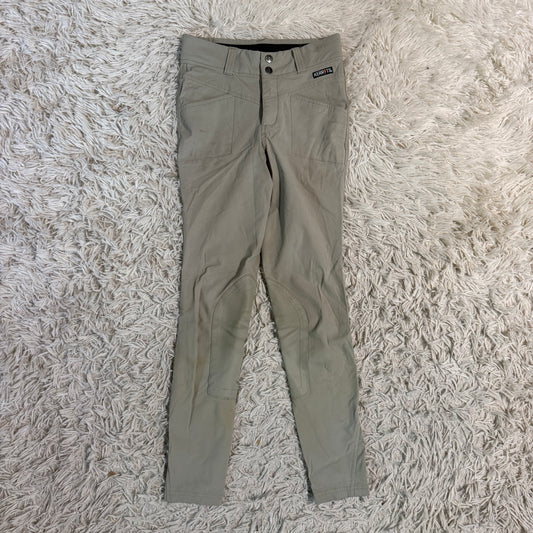 Child’s Large Tan Kerrits Knee Patch Horseback Riding Breeches