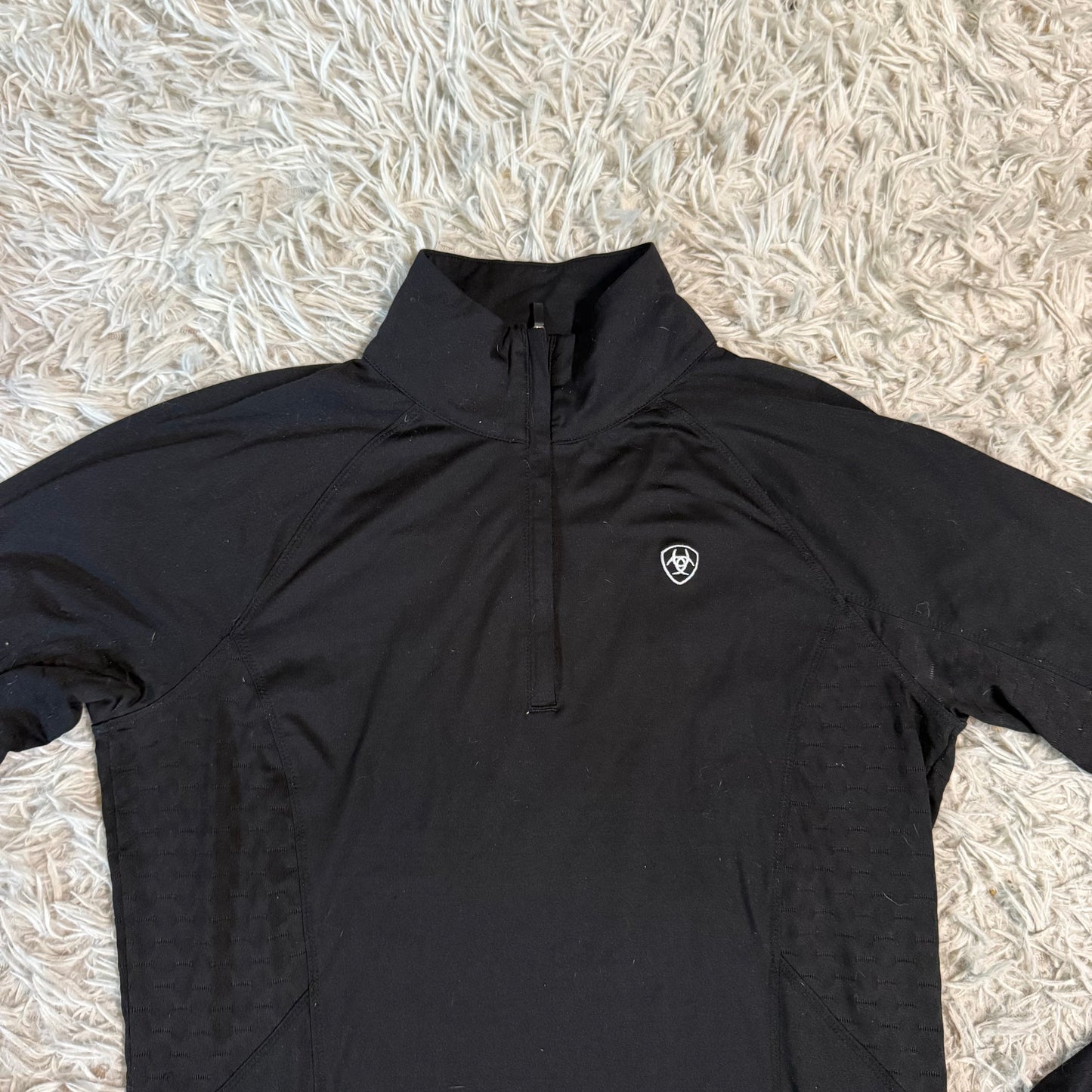 Women’s Medium Black Ariat Long Sleeve Horseback Riding Winter Shirt