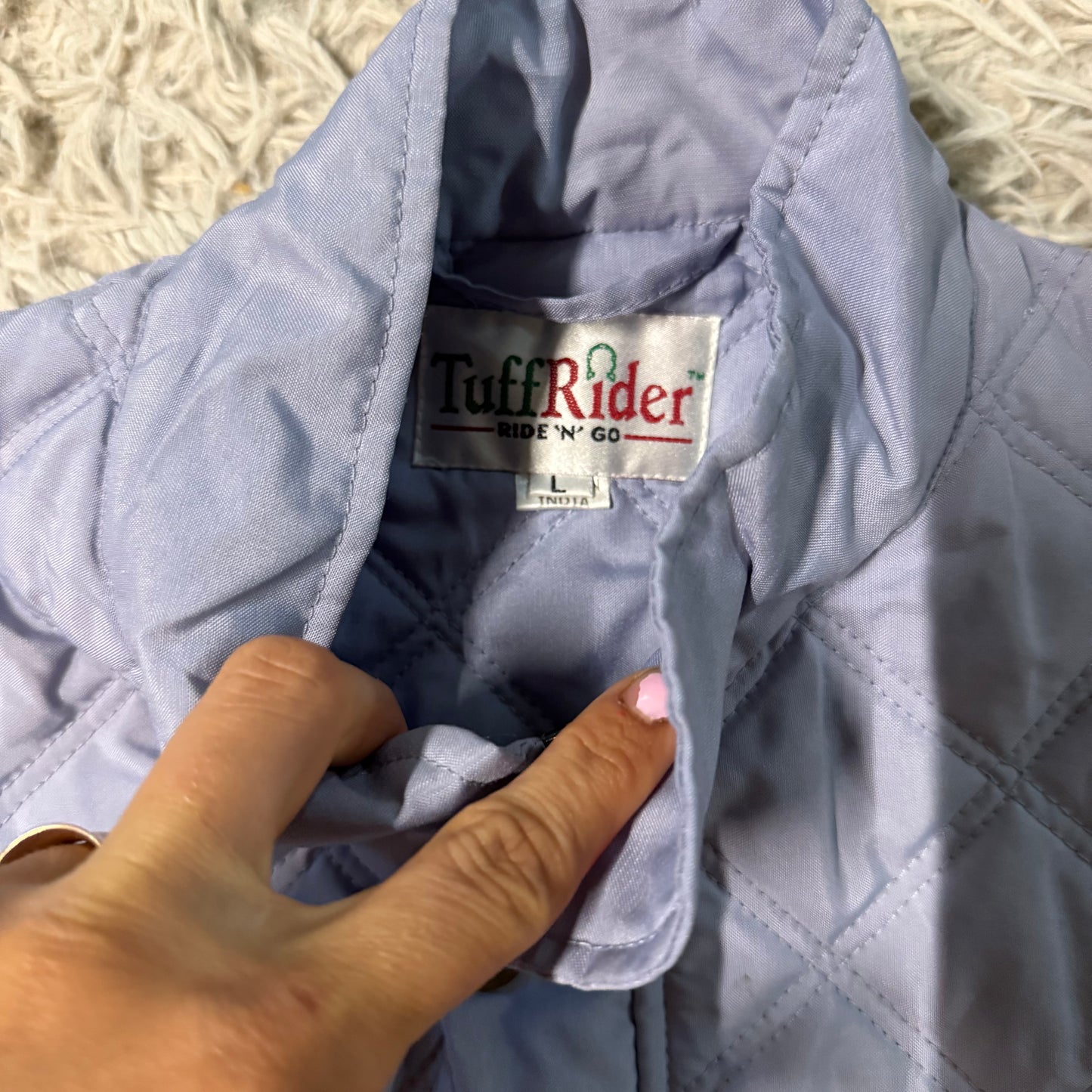 Women’s Large Blue TuffRider Horseback Riding Winter Vest