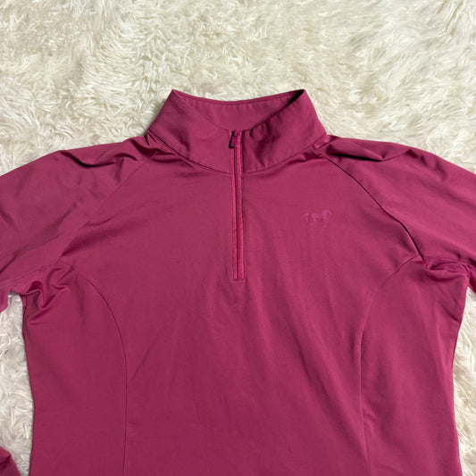 Women’s Medium Pink Smartpak Long Sleeve Horseback Riding Sunshirt