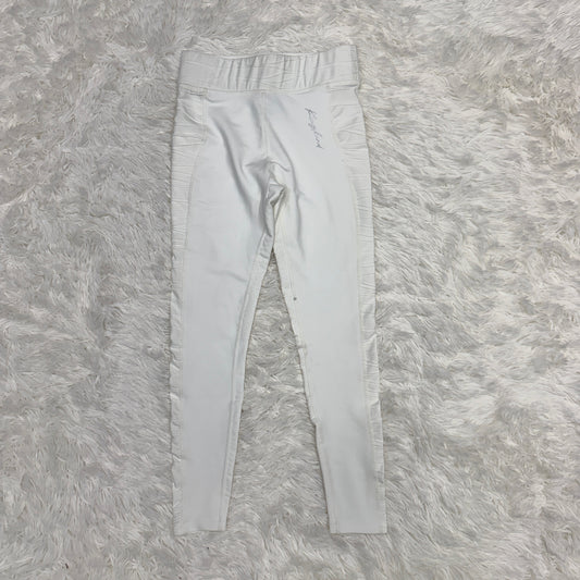 Child’s Medium White Kingsland Full Seat Horseback Riding Tights