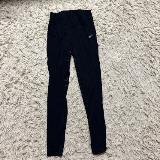 Women’s Small Black Kerrits Full Seat Horseback Riding Tights Breeches