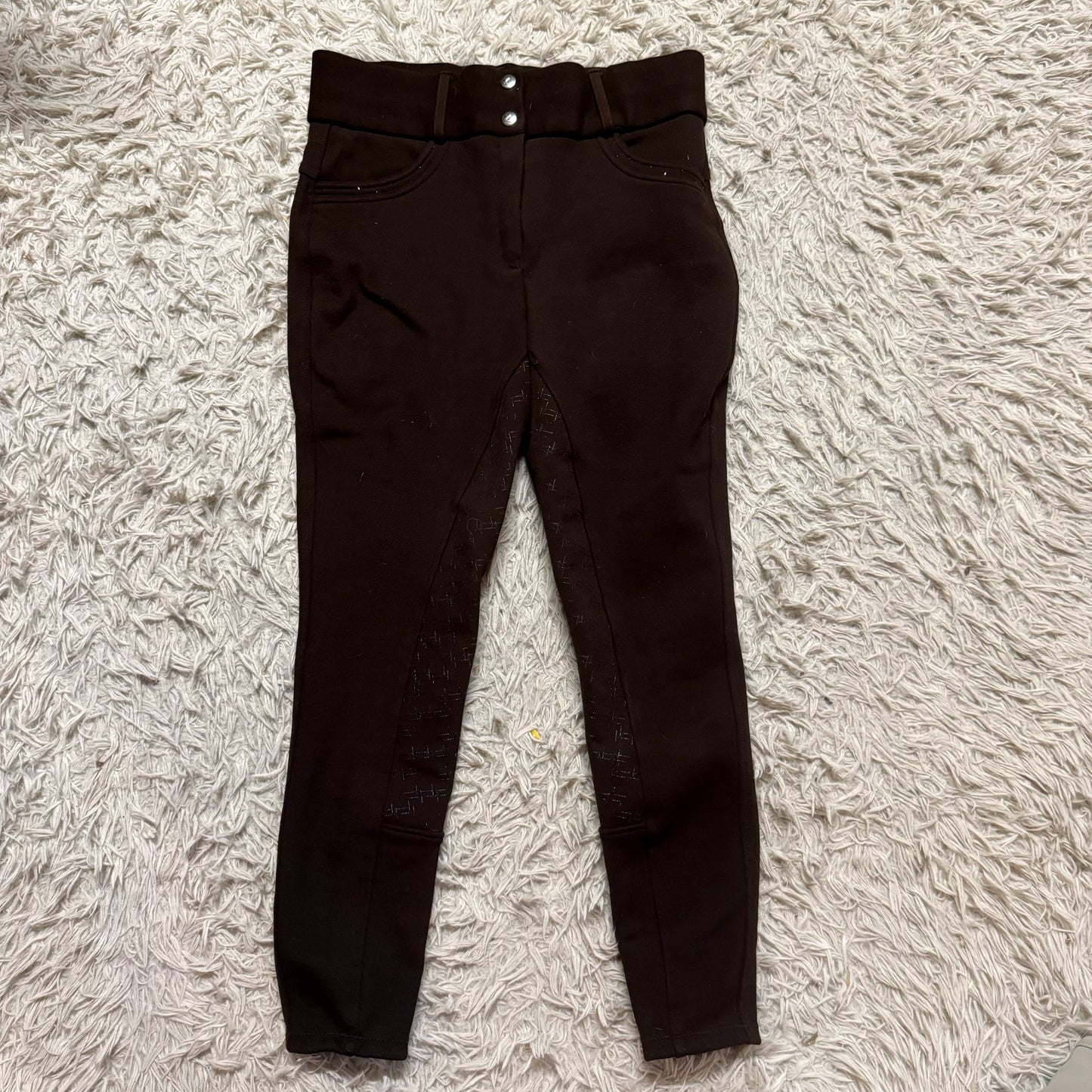 Women’s Size 30R Brown Horze Full Seat Winter Horseback Riding Breeches