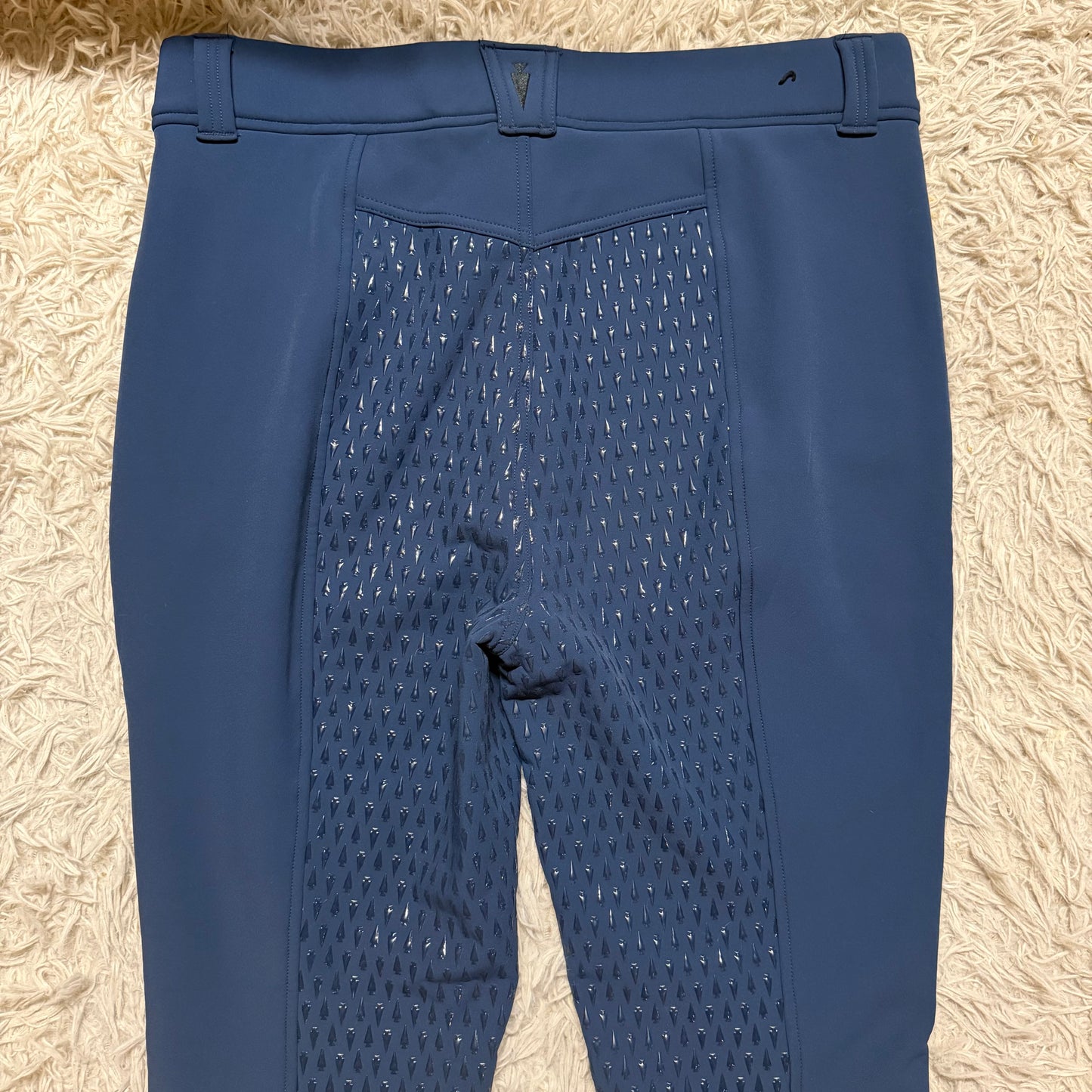 Women’s XL Blue Kerrits Full Seat Winter Horseback Riding Breeches