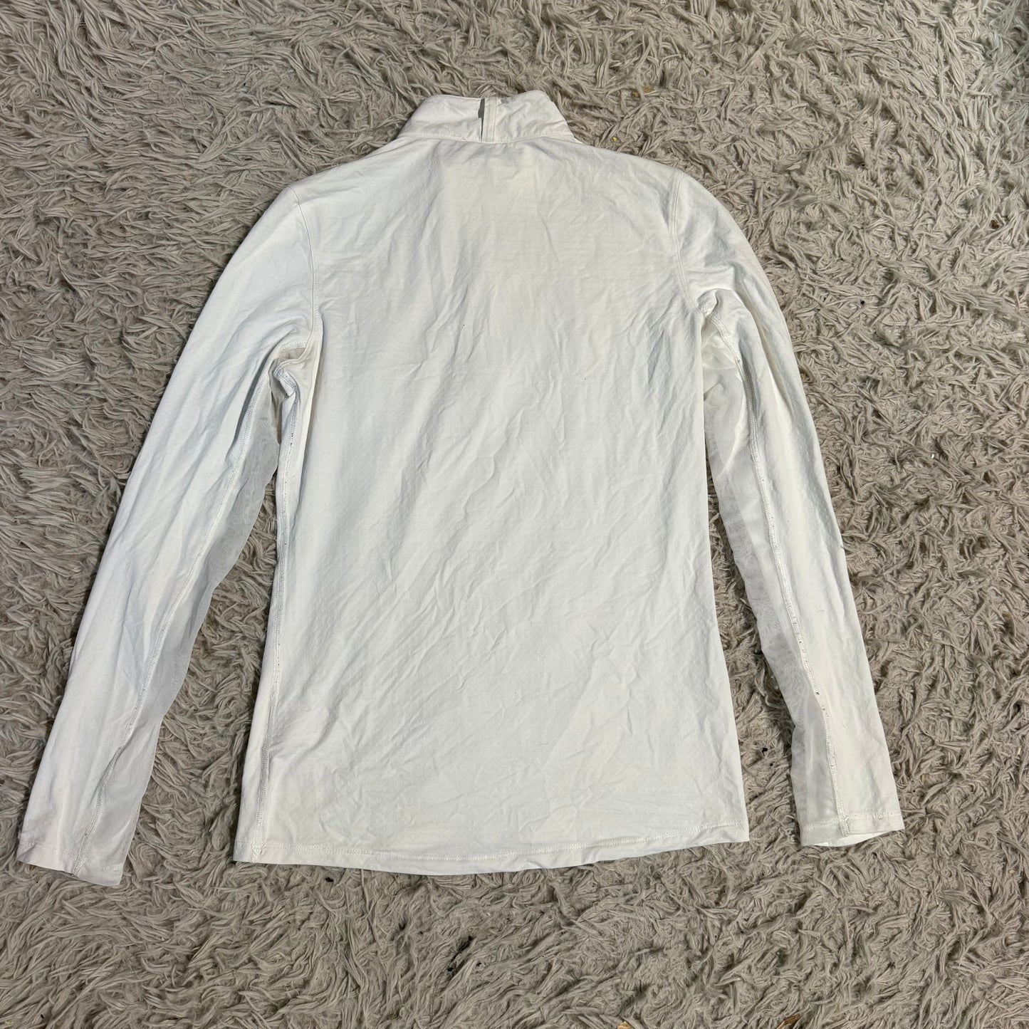 Women’s Small White Dover Long Sleeve Horseback Riding Sunshirt